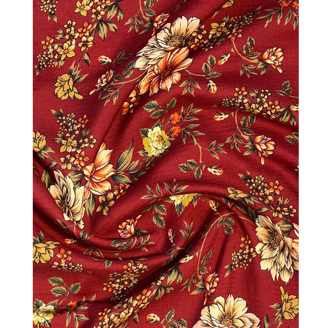Unstitched Bana Dora Linen Fabric 2pc