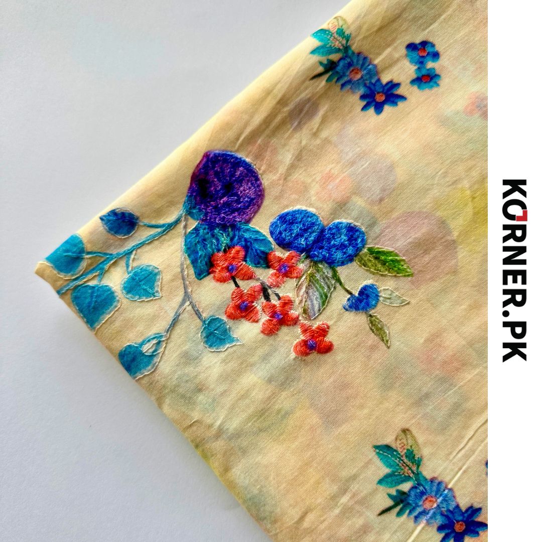 Embroidery lawn Shirt