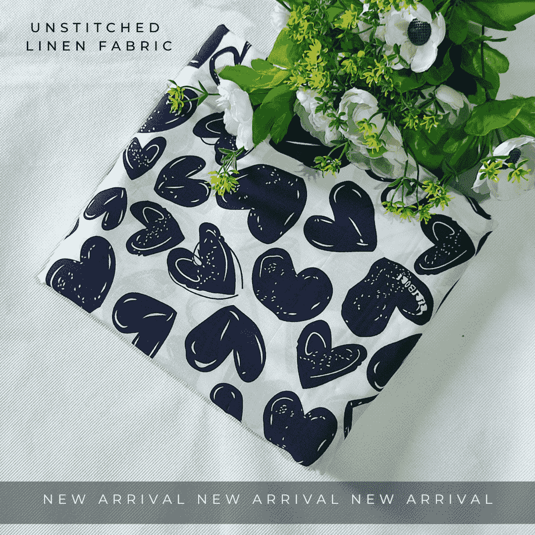 Unstitched Linen Fabric 2pc