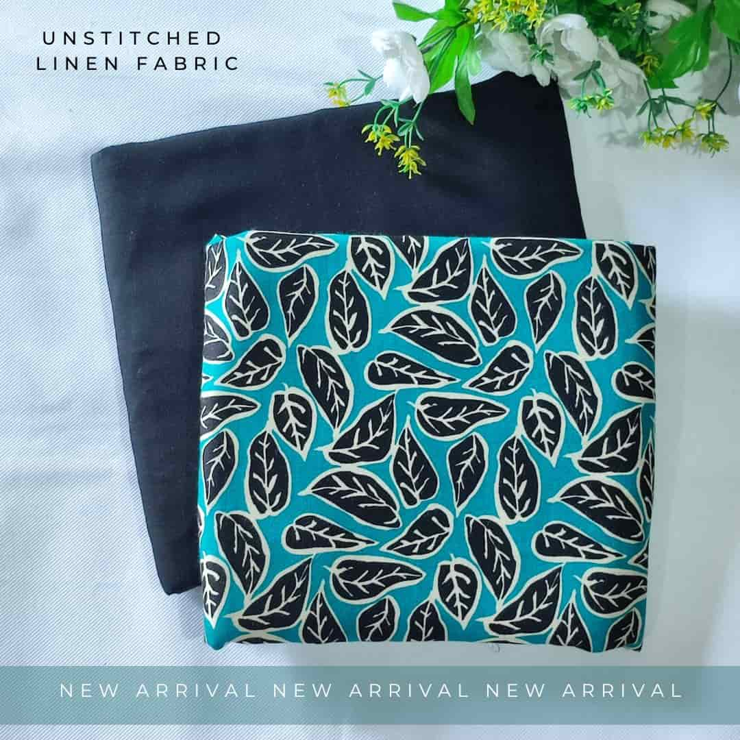 Unstitched Linen Fabric 2pc