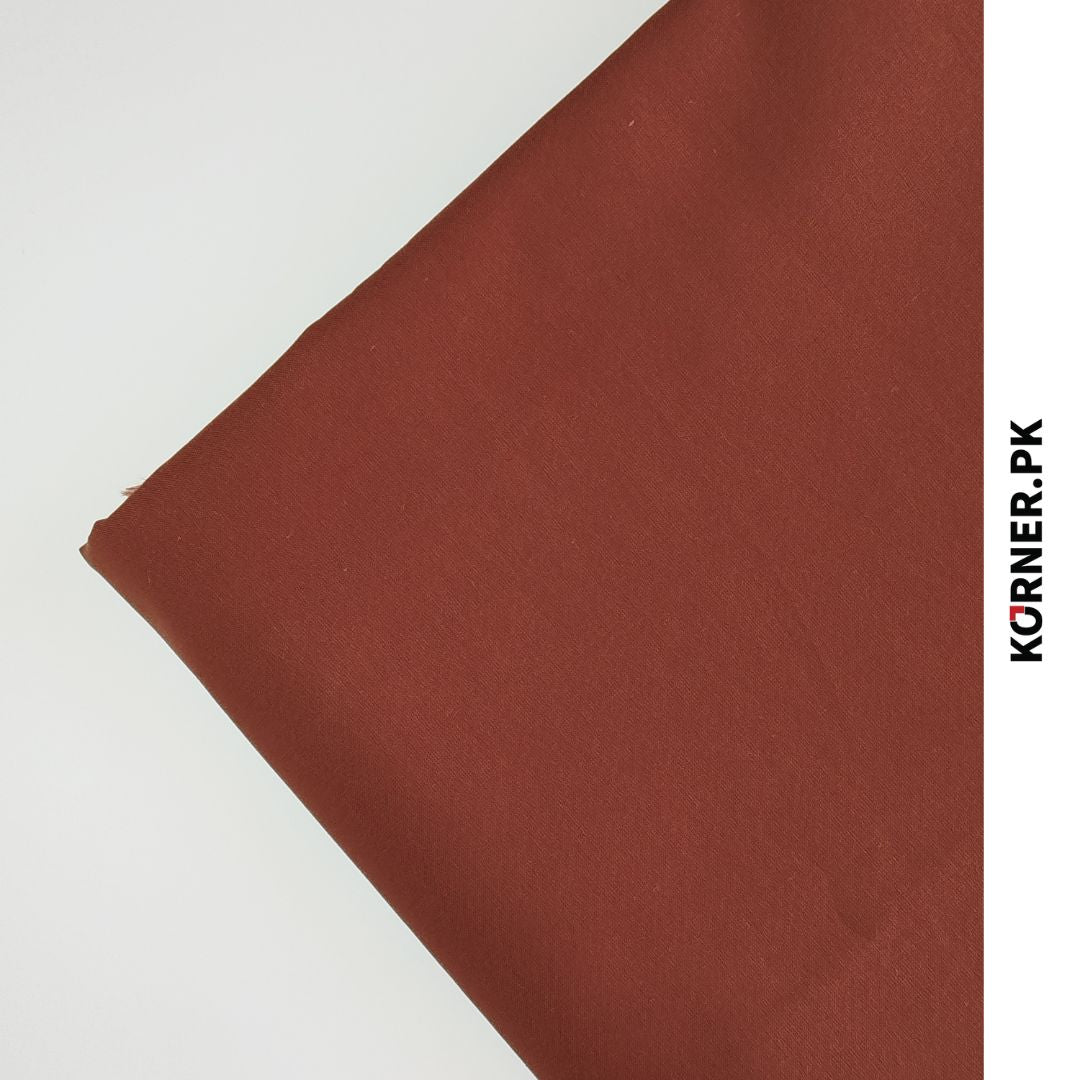 Brown Plain Lawn Shirt