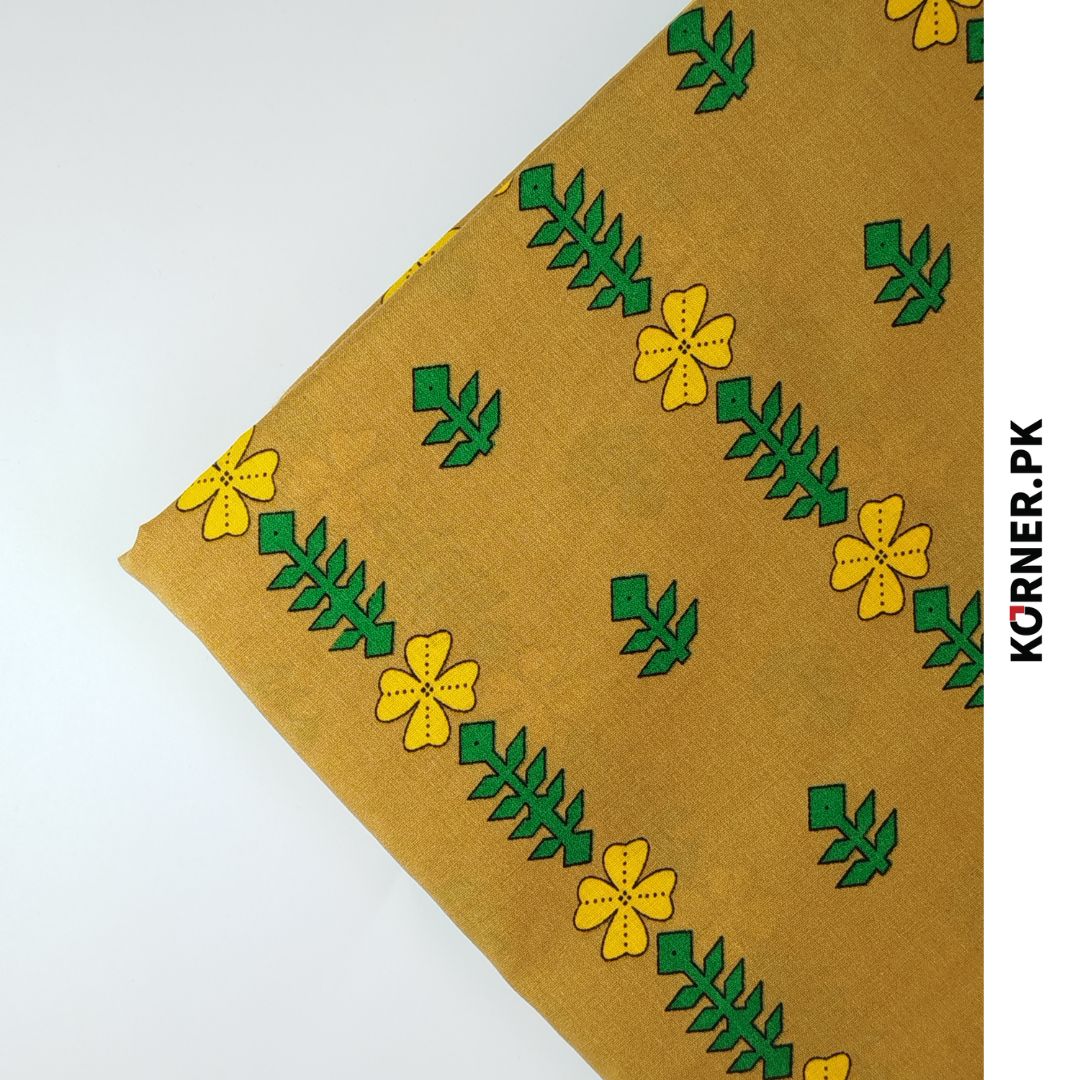 Unstitched Lawn Fabric 2pc