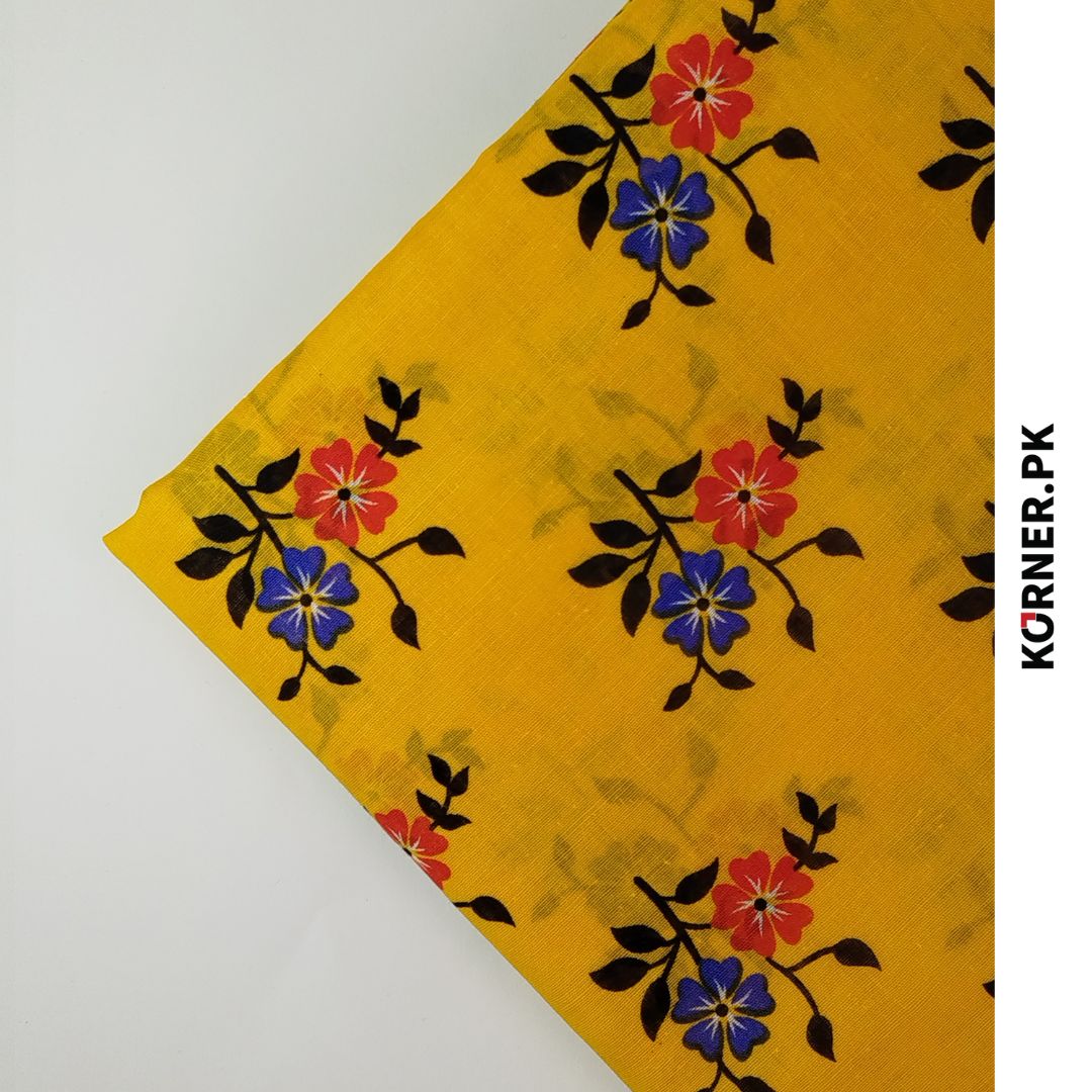 Unstitched Lawn Fabric 2pc