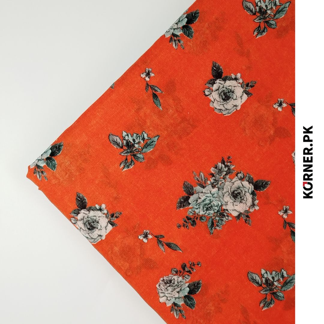 Unstitched Lawn Fabric 2pc