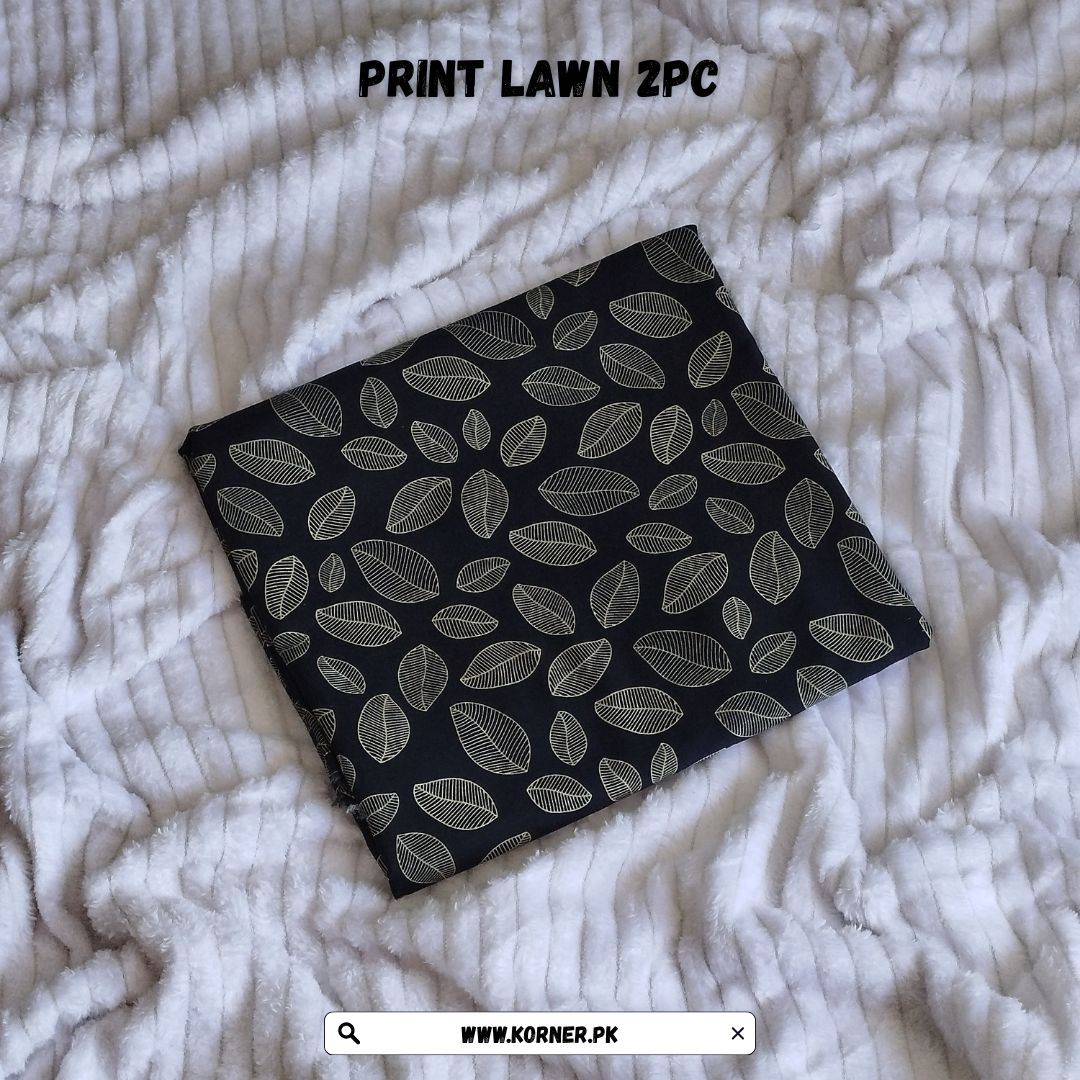 Unstitched Lawn Fabric 2pc