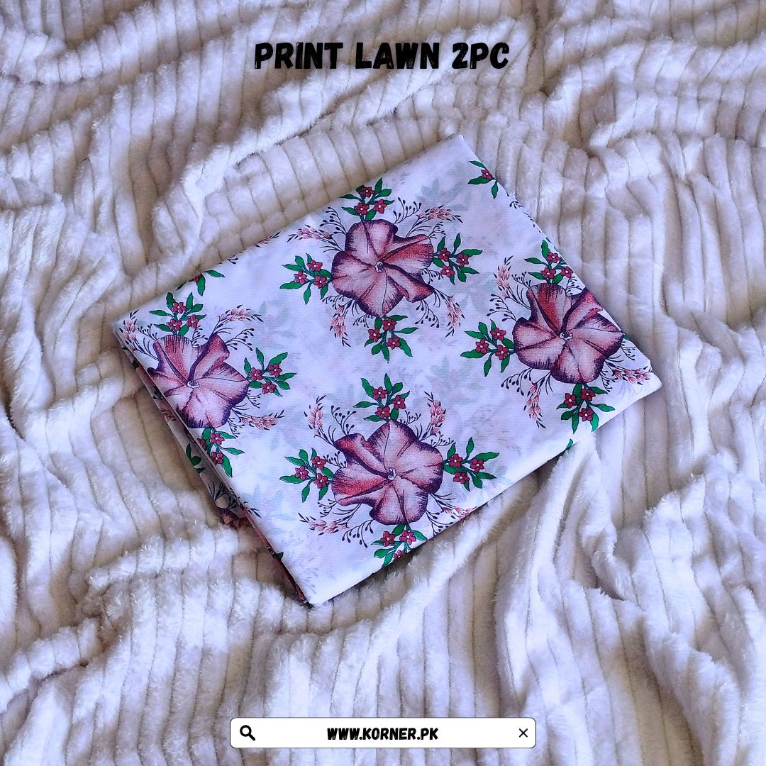 Unstitched Self Lawn Fabric 2pc