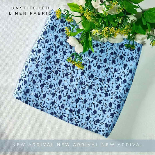 Unstitched Linen Fabric 2pc