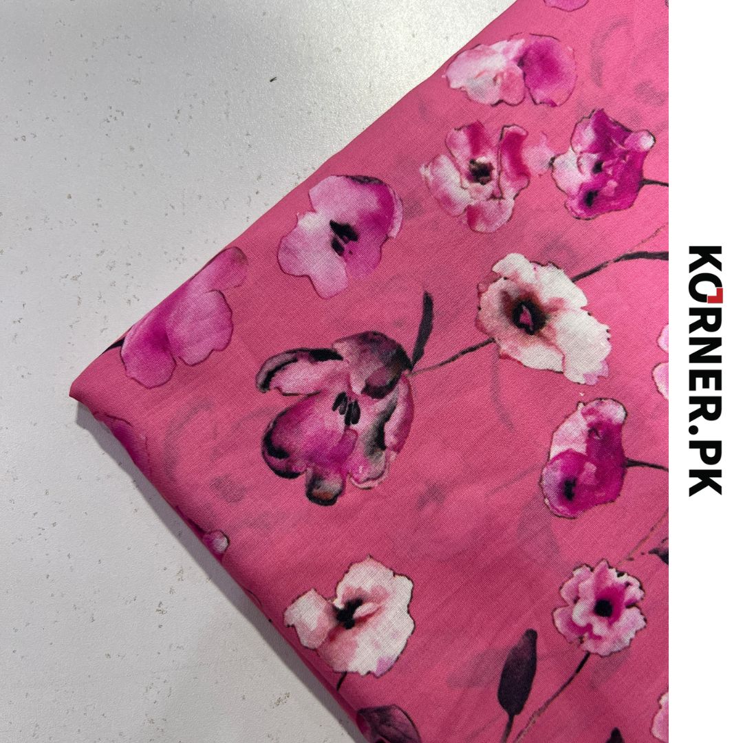 Unstitched Lawn Fabric 2pc