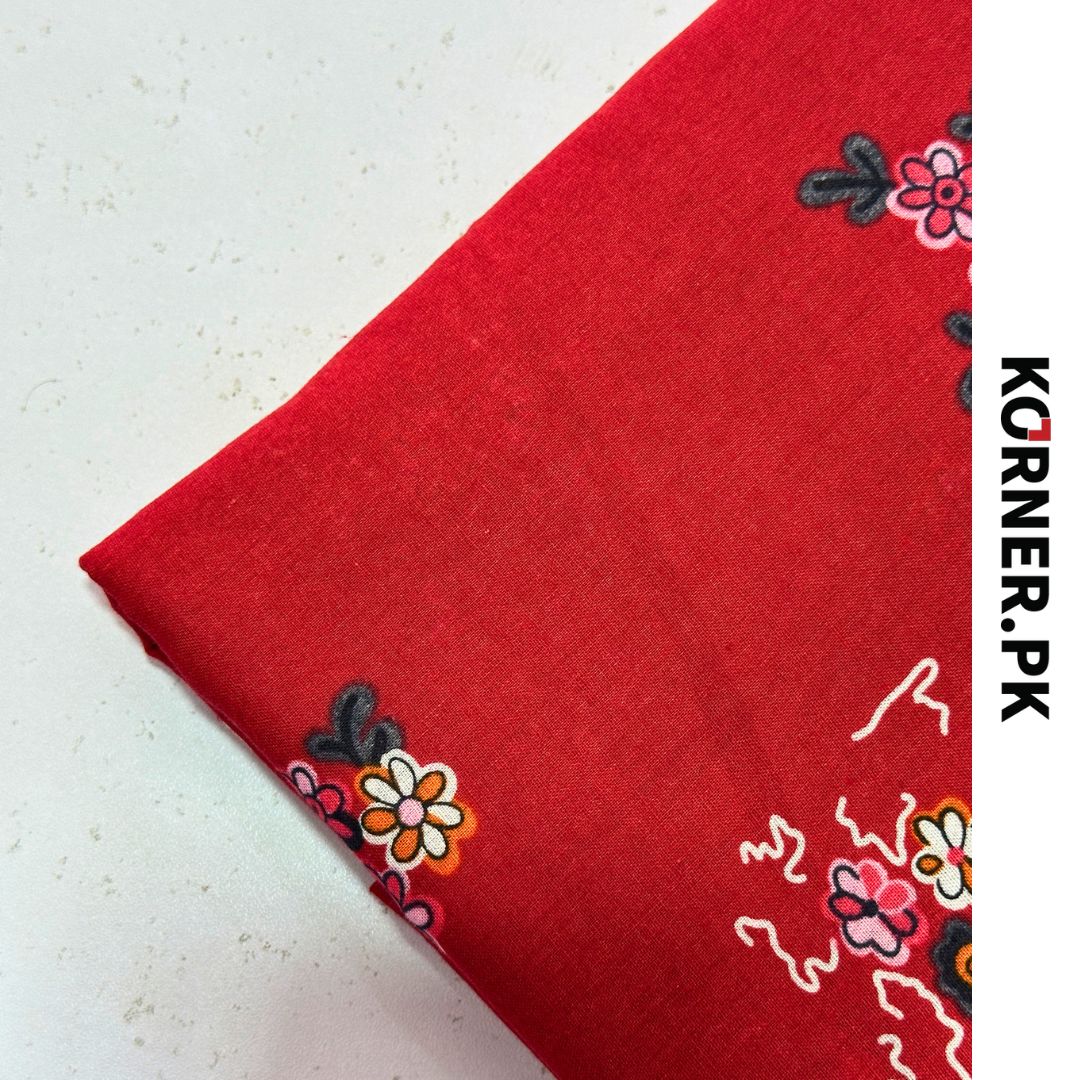 Unstitched Lawn Fabric 2pc