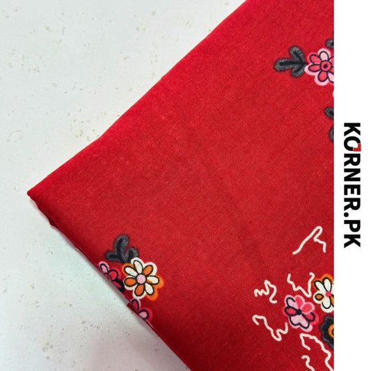 Unstitched Lawn Fabric 2pc