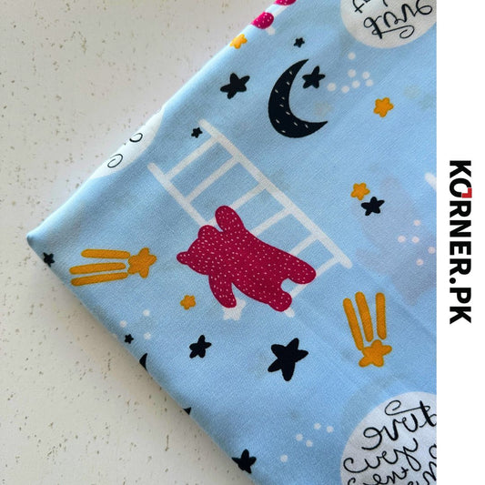 Funky Print Linen Fabric 2pc