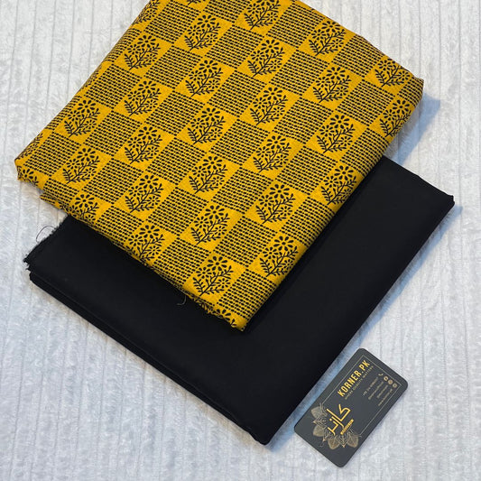 Print  Lawn Fabric 2pc
