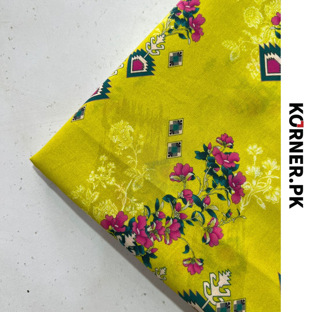 Unstitched Lawn Fabric 2pc