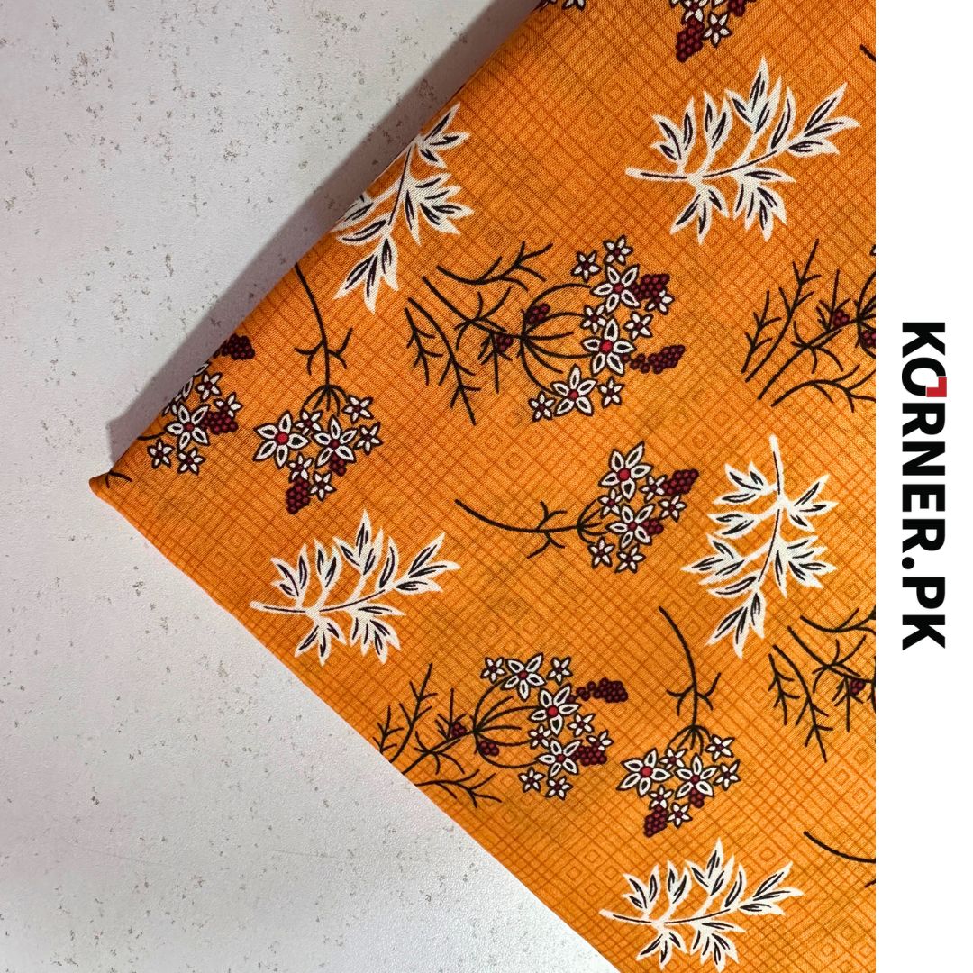 Unstitched Lawn Fabric 2pc
