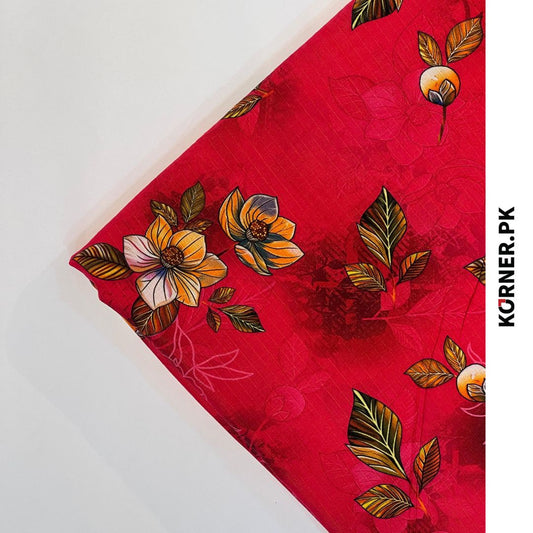 Unstitched Bana Dora Linen Fabric 2pc