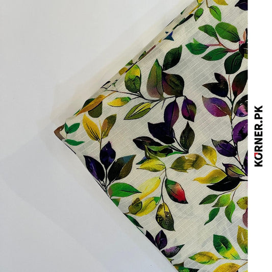 Unstitched Bana Dora Linen Fabric 2pc