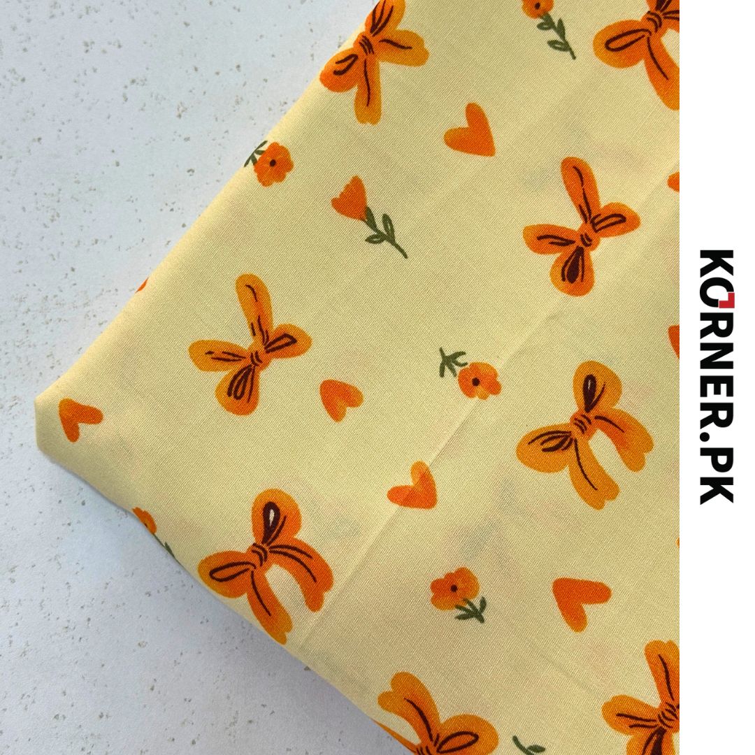 Funky Print Linen Fabric 2pc