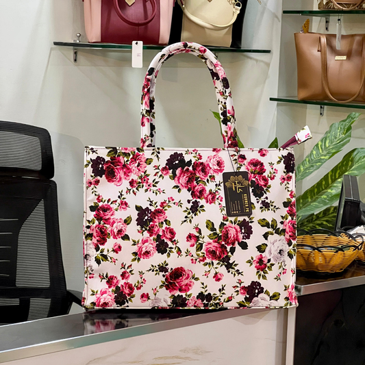Fabric Print Tote Bag