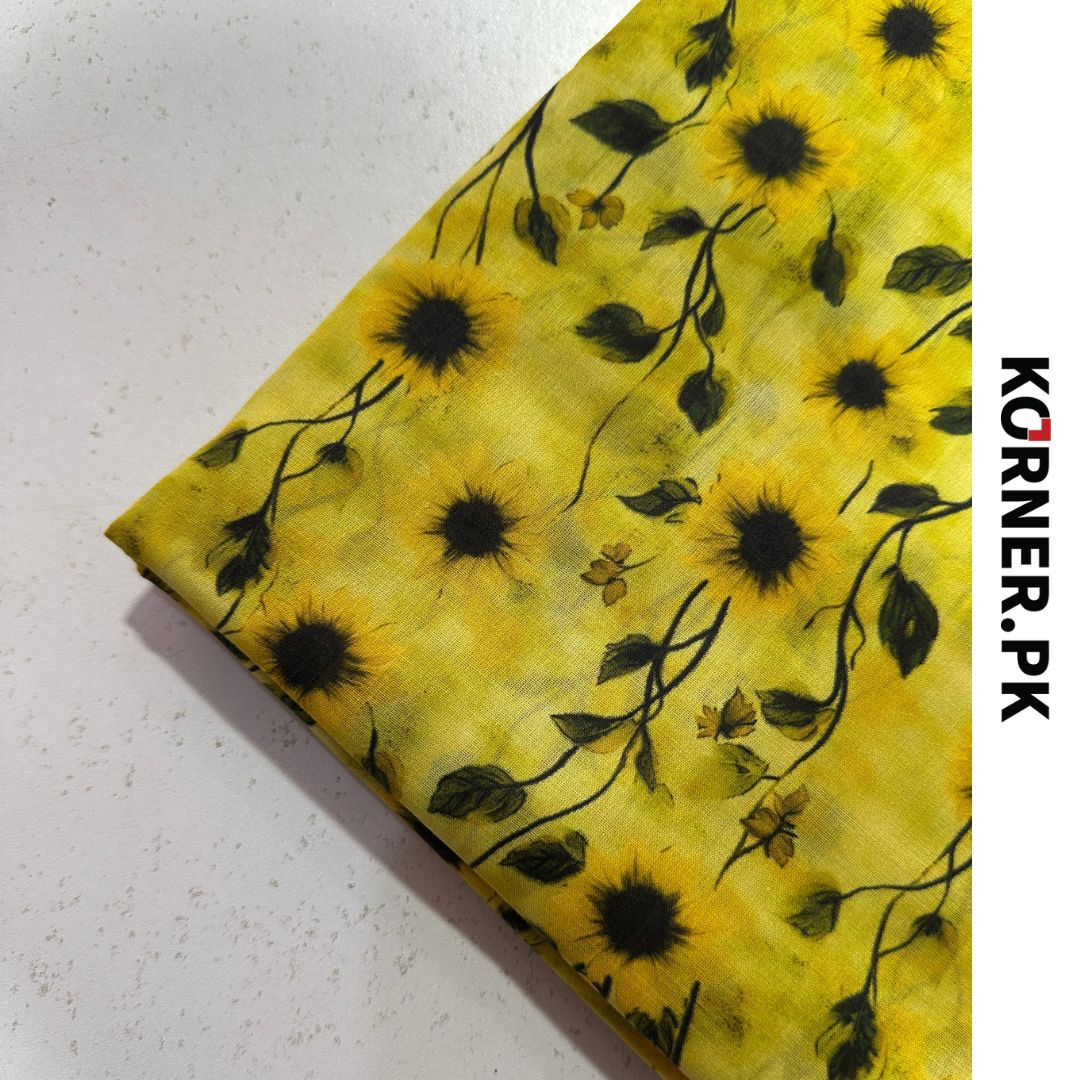 Unstitched Lawn Fabric 2pc