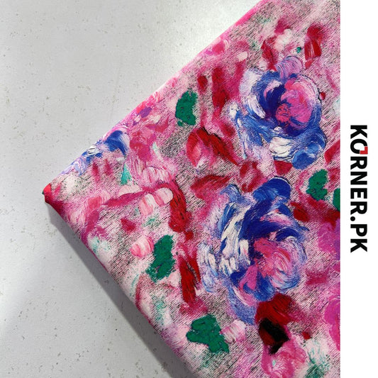 Unstitched Lawn Fabric 2pc