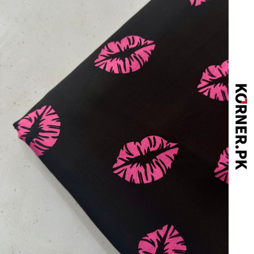 Funky Print Linen Fabric 2pc