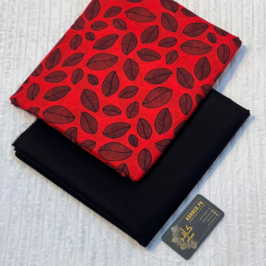 Print Lawn Fabric 2pc