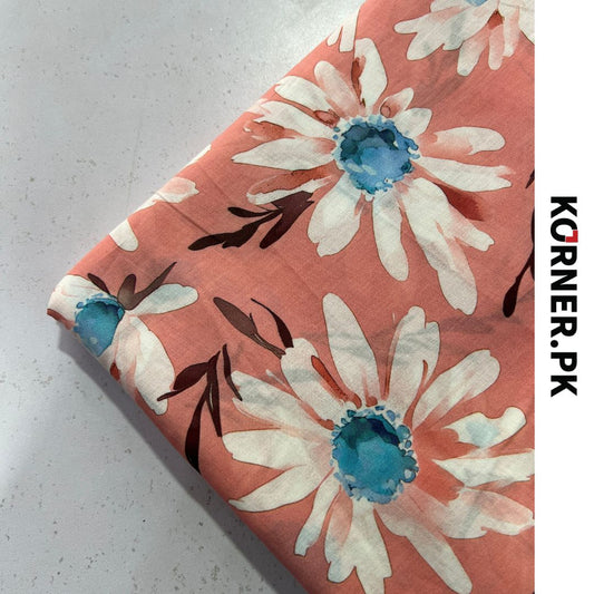 Unstitched Lawn Fabric 2pc