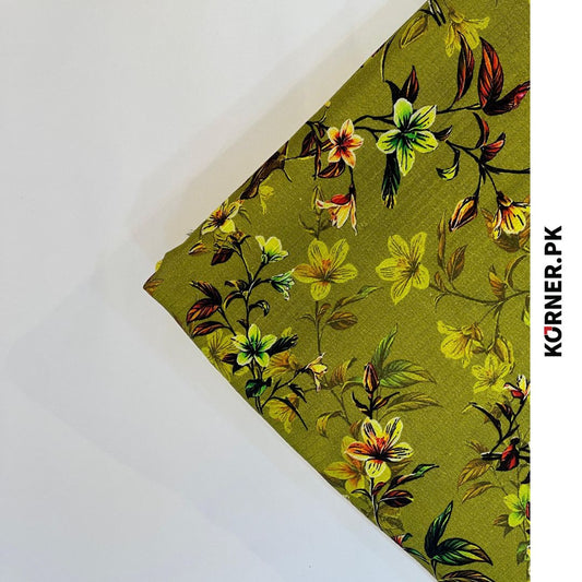 Unstitched Bana Dora Linen Fabric 2pc