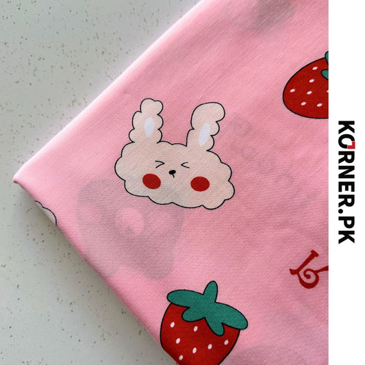 Funky Print Linen Fabric 2pc
