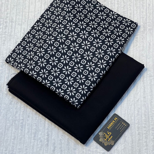 Print  Lawn Fabric 2pc