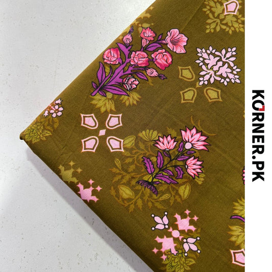 Unstitched Lawn Fabric 2pc