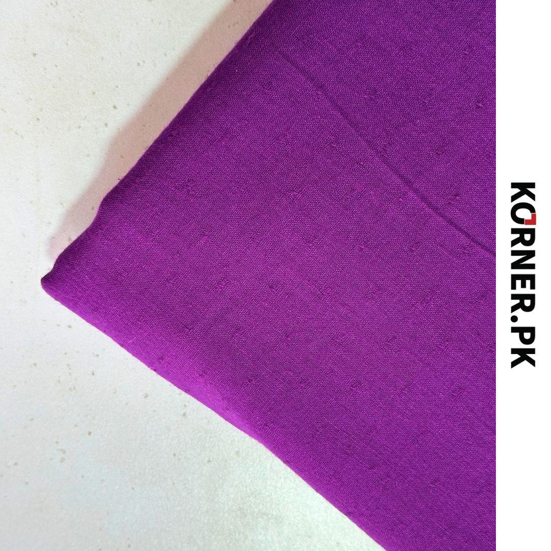 Unstitched Self Plain Lawn Fabric 2pc