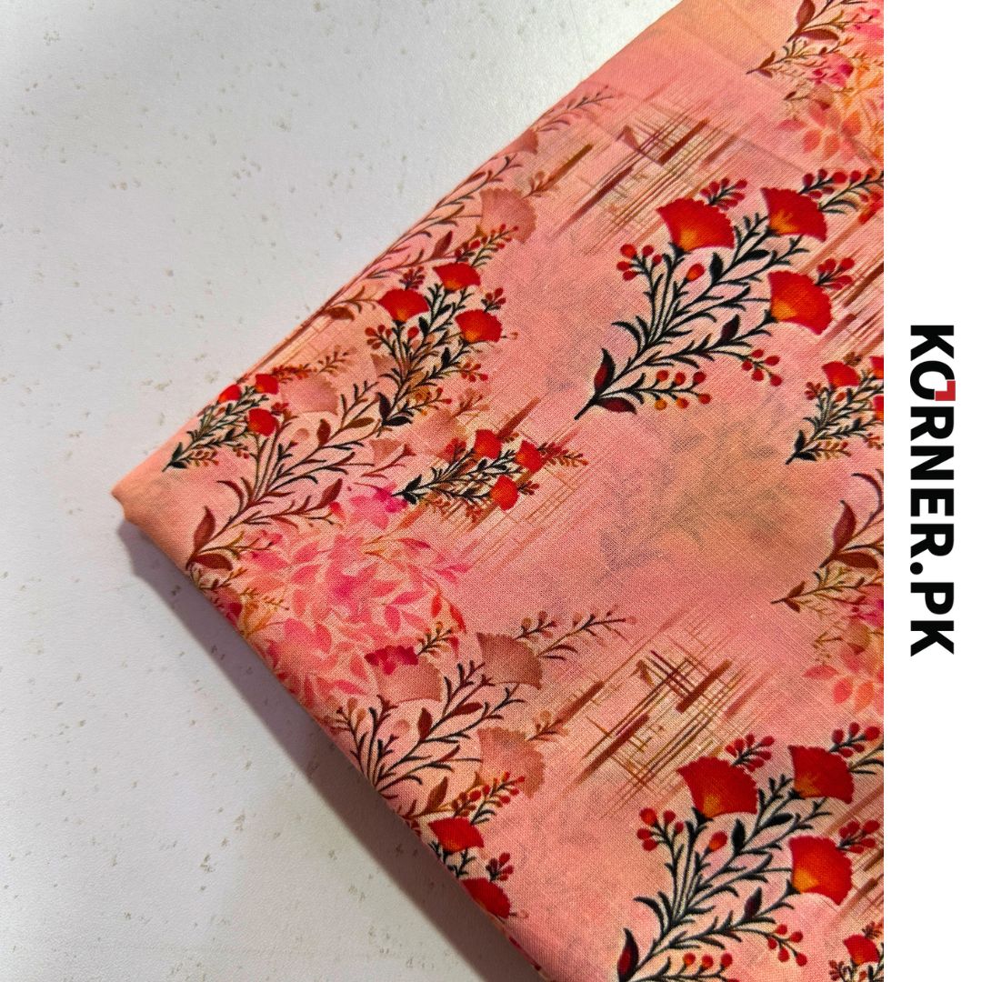 Unstitched Lawn Fabric 2pc