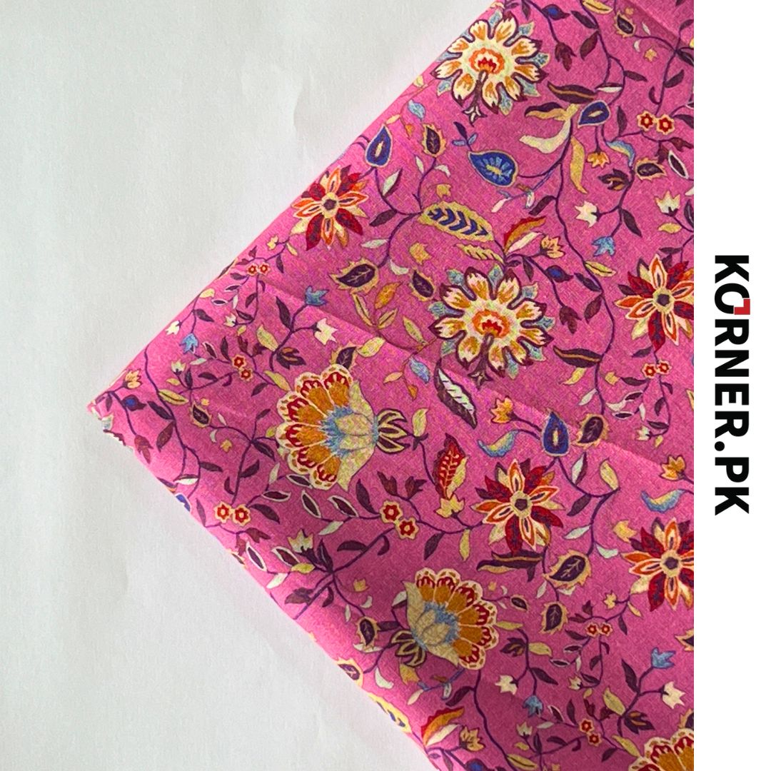 Unstitched Lawn Fabric 2pc