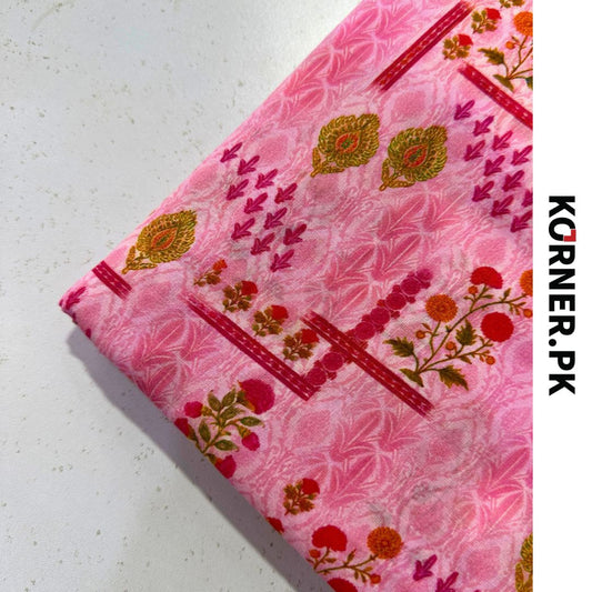 Unstitched Lawn Fabric 2pc