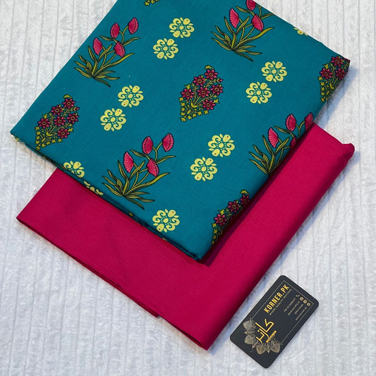 Print  Lawn Fabric 2pc