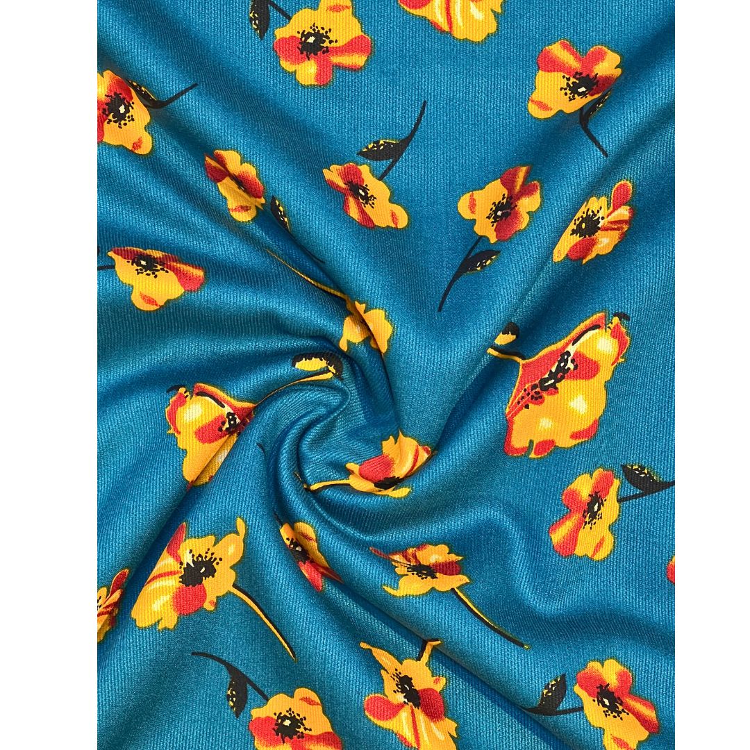 Unstitched Contrai Marina Fabric 2pc