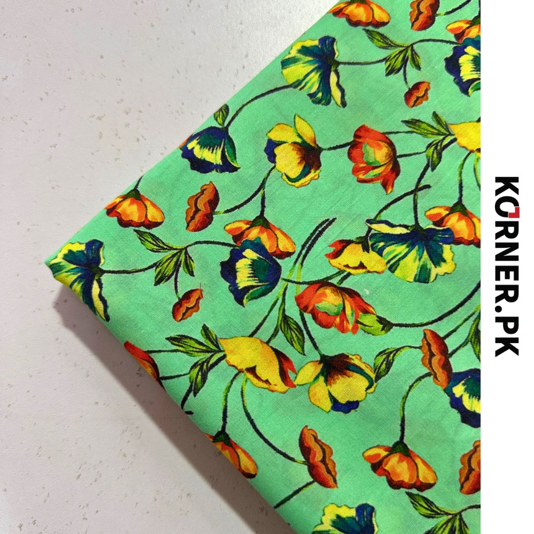 Unstitched Lawn Fabric 2pc