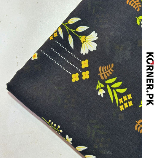 Unstitched Lawn cotton Fabric 2pc