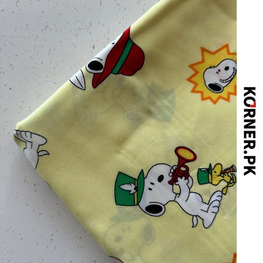 Funky Print Linen Fabric 2pc