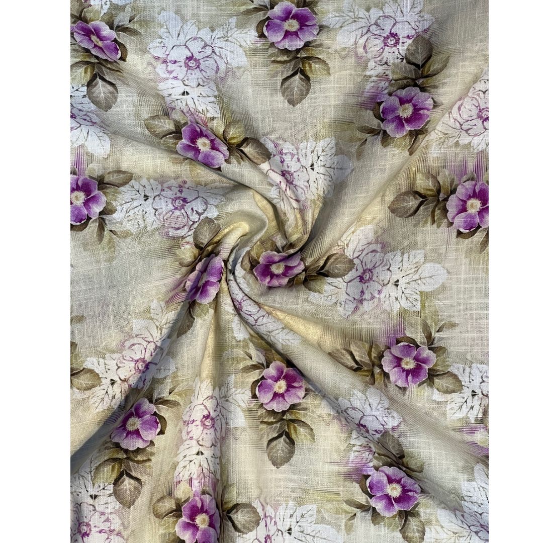 Unstitched Khaddar Fabric 2pc