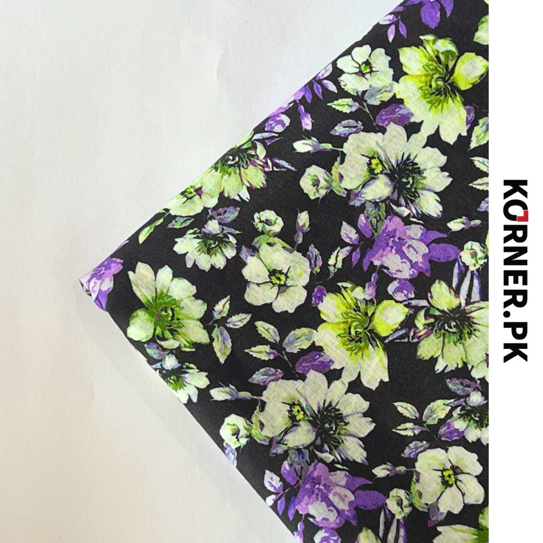 Unstitched Lawn Fabric 2pc