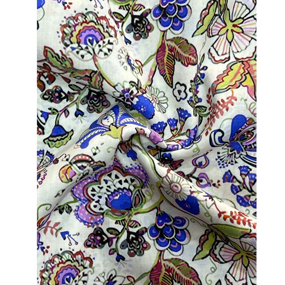 Unstitched Lawn Fabric 2pc