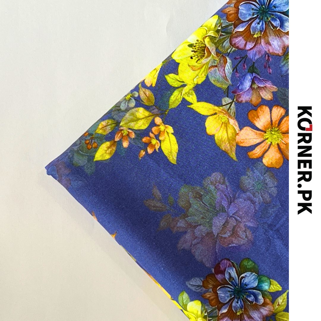 Unstitched Lawn Fabric 2pc