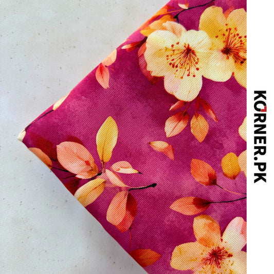 Unstitched Corduroy Fabric 2pc