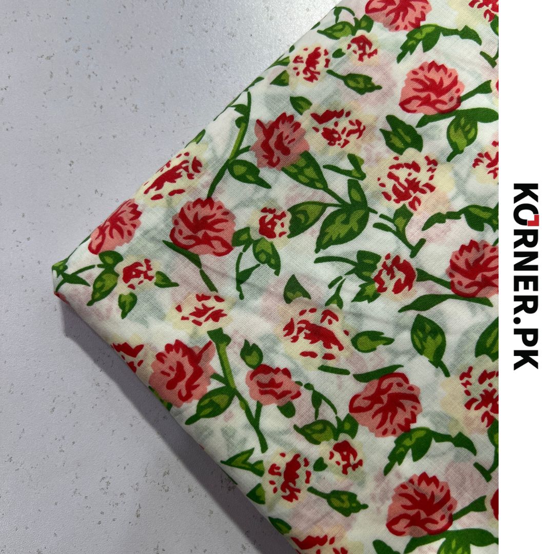 Unstitched Lawn Fabric 2pc