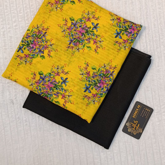 Unstitched Lawn Fabric 2pc