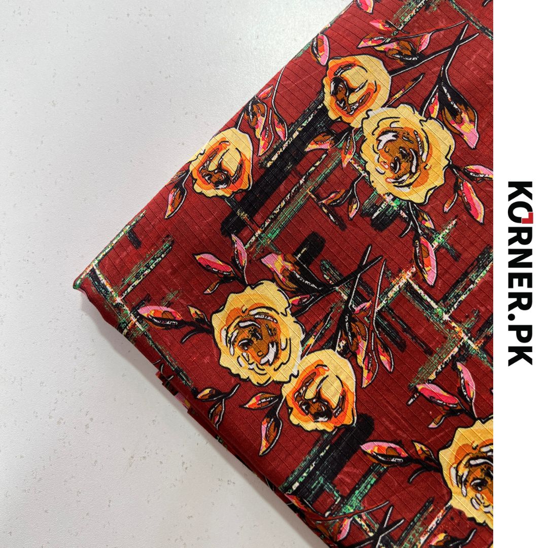 Bana Dora Print Lawn Fabric 2pc