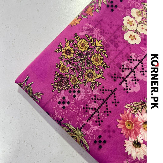 Unstitched Lawn Fabric 2pc