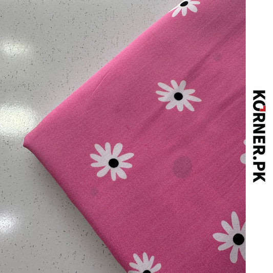 Unstitched Print Linen Fabric 2pc